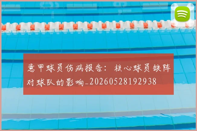 意甲球员伤病报告：核心球员缺阵对球队的影响_20260528192938